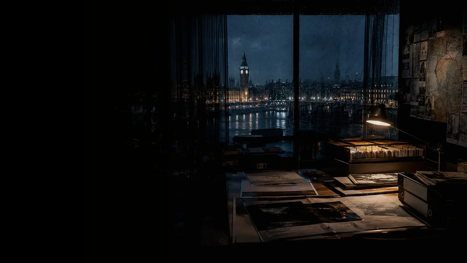 HM Treasury subtopic background showing Whitehall office, ministerial briefing papers and political crisis atmosphere