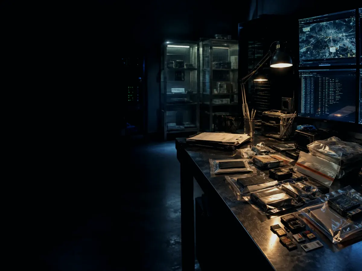 Why Is Chain of Custody Important? article hero image showing sealed evidence locker, forensic workstation and chain-of-custody documents