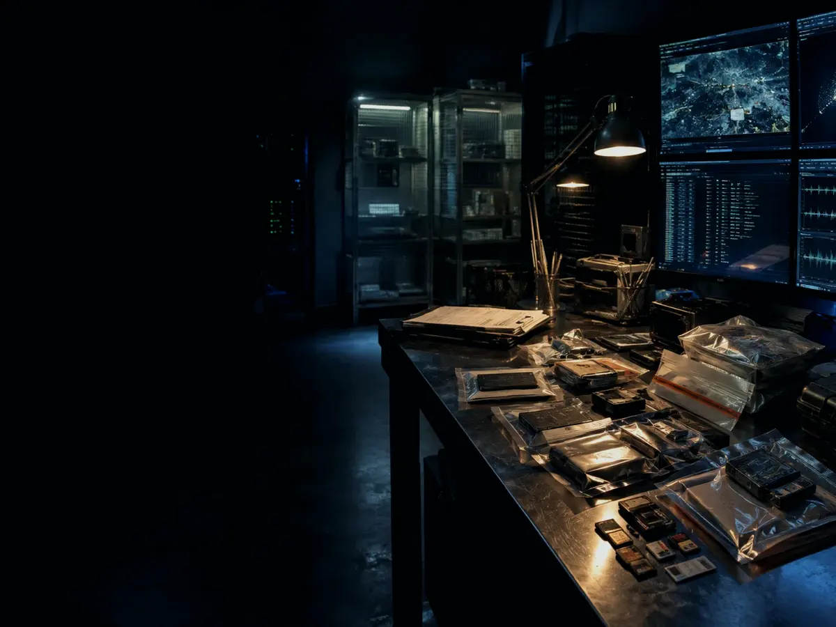 What Is Evidence Camera Record? article hero image showing sealed evidence locker, forensic workstation and chain-of-custody documents