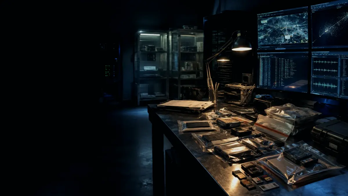 What Happens After Evidence Contamination Control? supporting article image showing digital evidence image, timestamped records and preservation file