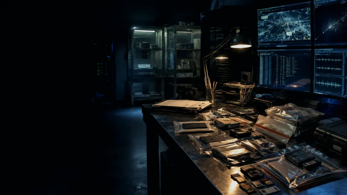 What Records Are Created During Evidence Locker? supporting article image showing digital evidence image, timestamped records and preservation file