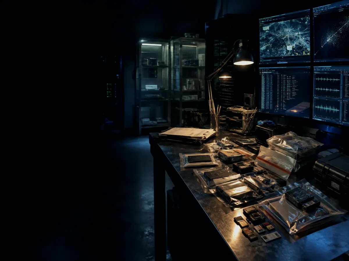 What Are the Limitations of an Evidence Seal? article hero image showing sealed evidence locker, forensic workstation and chain-of-custody documents