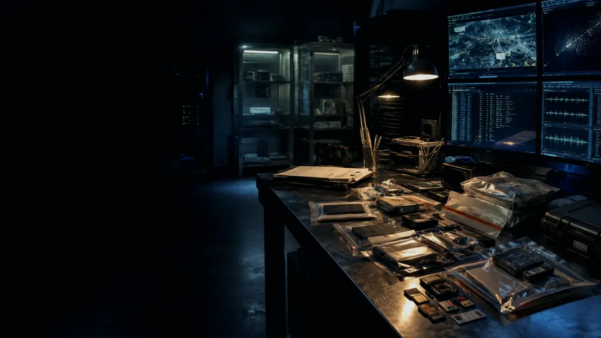 Who Is Responsible for Physical Evidence Recovery? supporting article image showing digital evidence image, timestamped records and preservation file