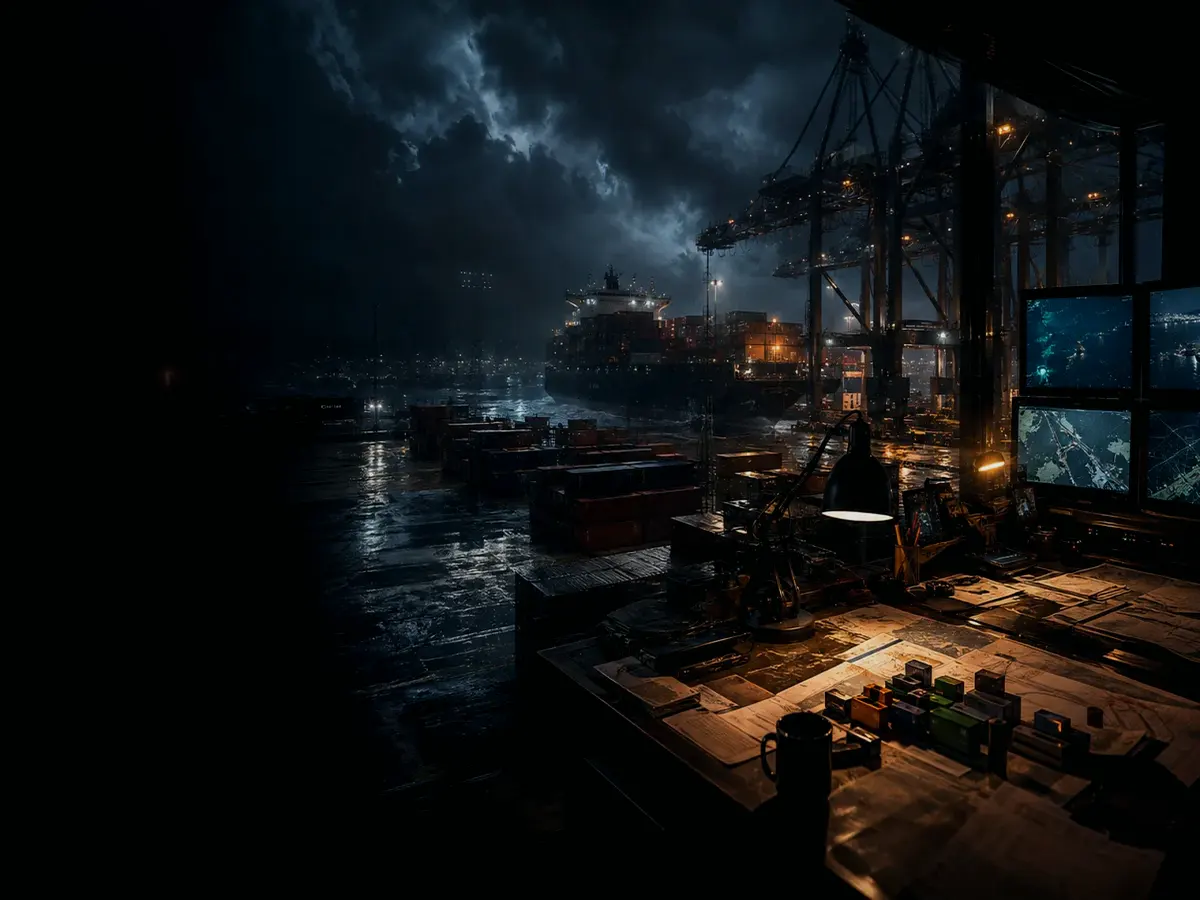 What Is a Freight and Logistics Company? article hero image showing wet container terminal, cargo movement, freight records and logistics evidence