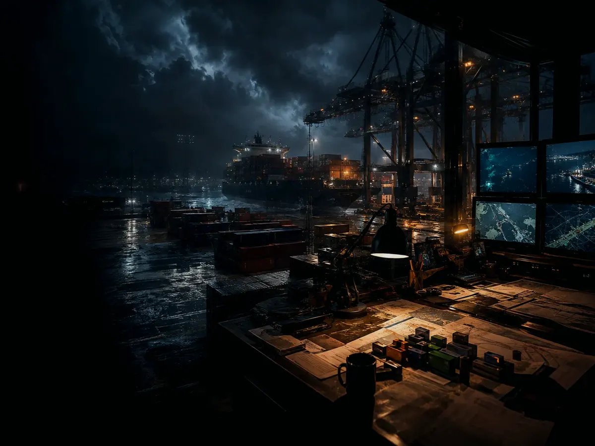 How Is Cargo Handover Used or Applied? article hero image showing wet container terminal, cargo movement, freight records and logistics evidence