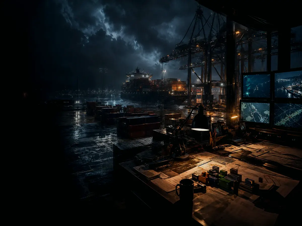 How Does Container Number Affect Operations? article hero image showing wet container terminal, cargo movement, freight records and logistics evidence
