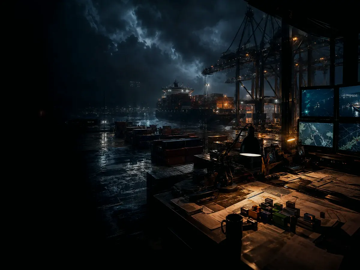How Does Freight Affect Operations? article hero image showing wet container terminal, cargo movement, freight records and logistics evidence