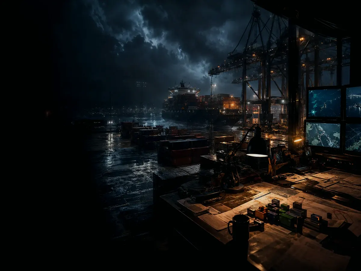 Why Is Logistics Important? article hero image showing wet container terminal, cargo movement, freight records and logistics evidence
