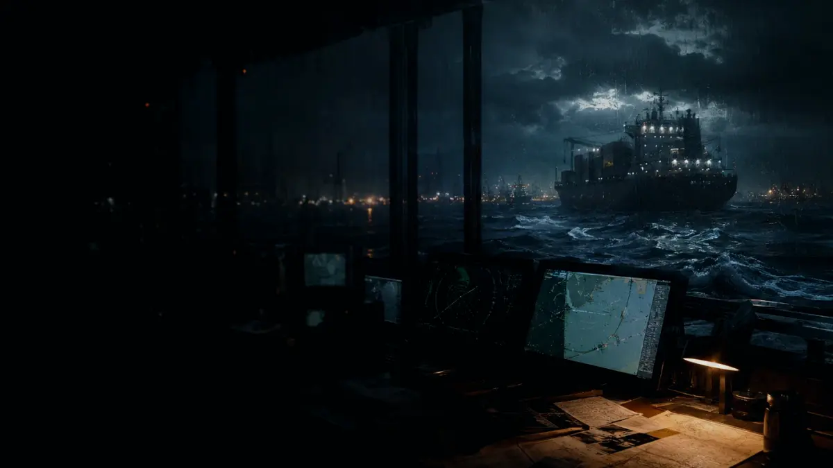 Why Is Tilbury Significant? supporting article image showing marine radar-style display and shipping route evidence