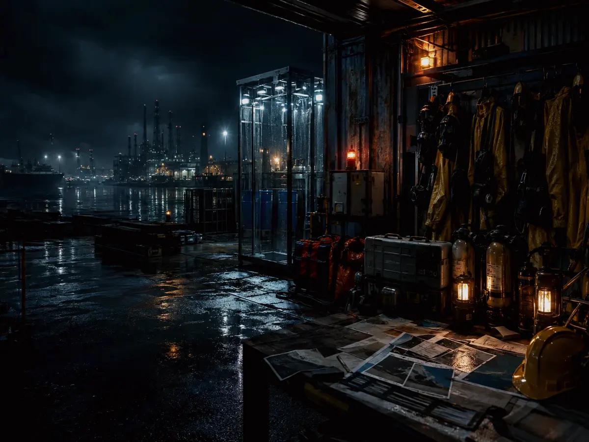 What Does Contamination Zone Mean in Practice? article hero image showing hazard-response command post, sealed protective equipment and contamination-zone markers