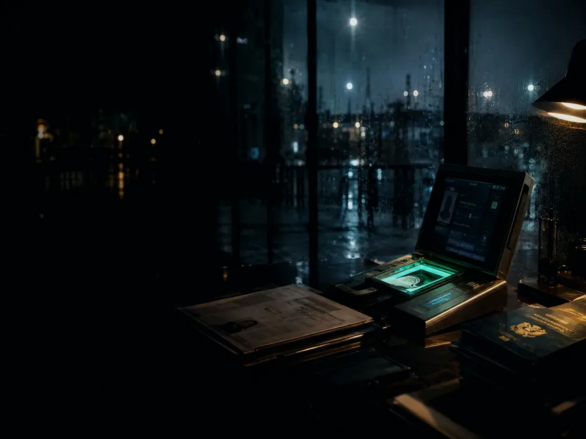 What Is Protected Identity? article hero image showing identity document, biometric verification desk and contested personal record