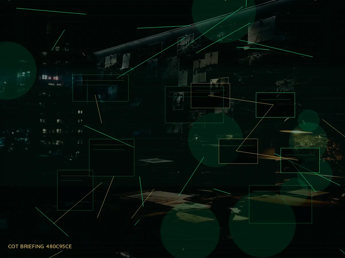 How Is Classified Archive Used or Applied? article hero image showing secure intelligence briefing room, evidence board and official files under pressure