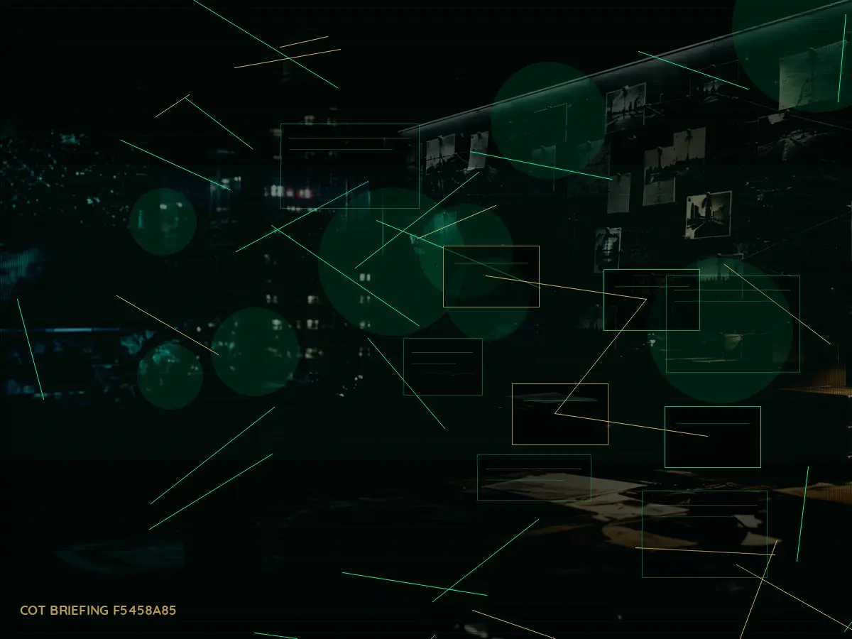 Why Is Classified Evidence Handling Important? article hero image showing secure intelligence briefing room, evidence board and official files under pressure