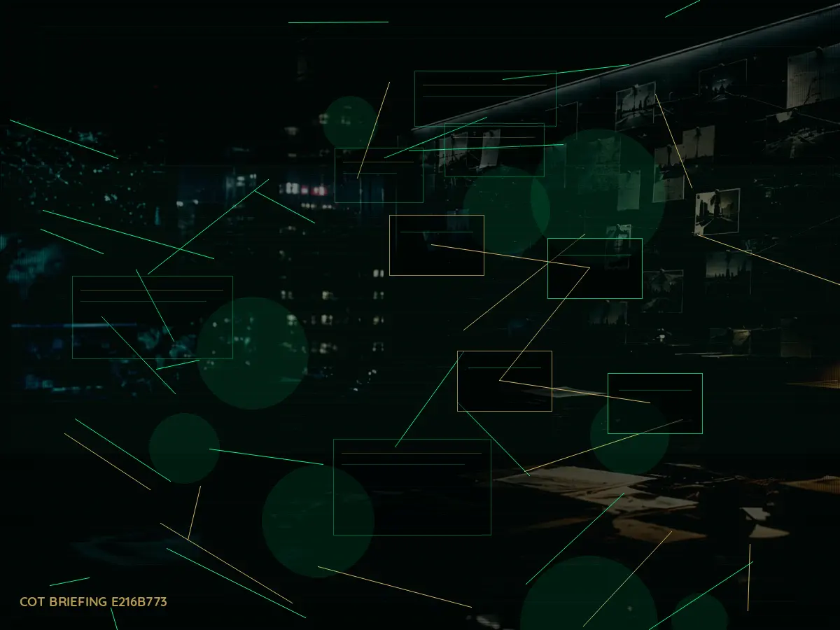 How Is Classified Information Used or Applied? article hero image showing secure intelligence briefing room, evidence board and official files under pressure