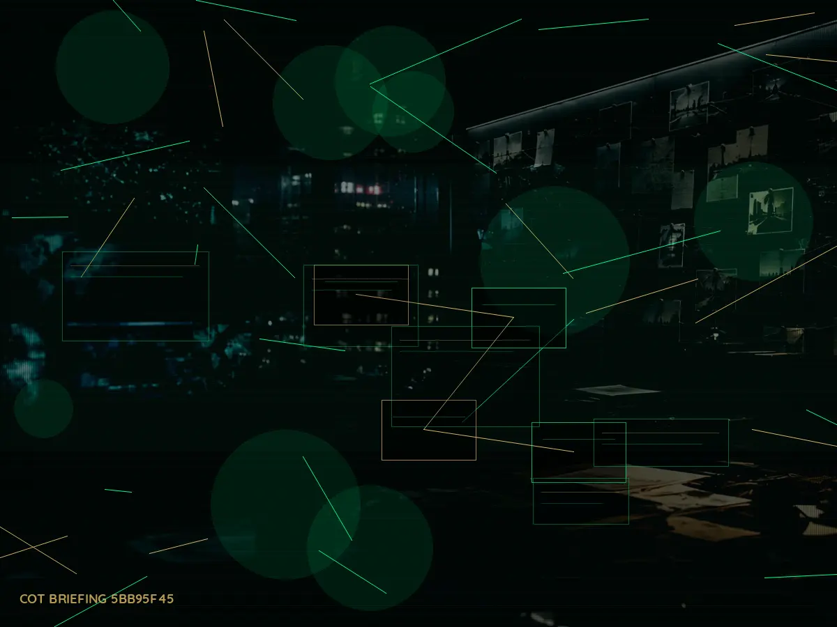 What Are the Main Risks or Limitations of Compartmentalisation? article hero image showing secure intelligence briefing room, evidence board and official files under pressure