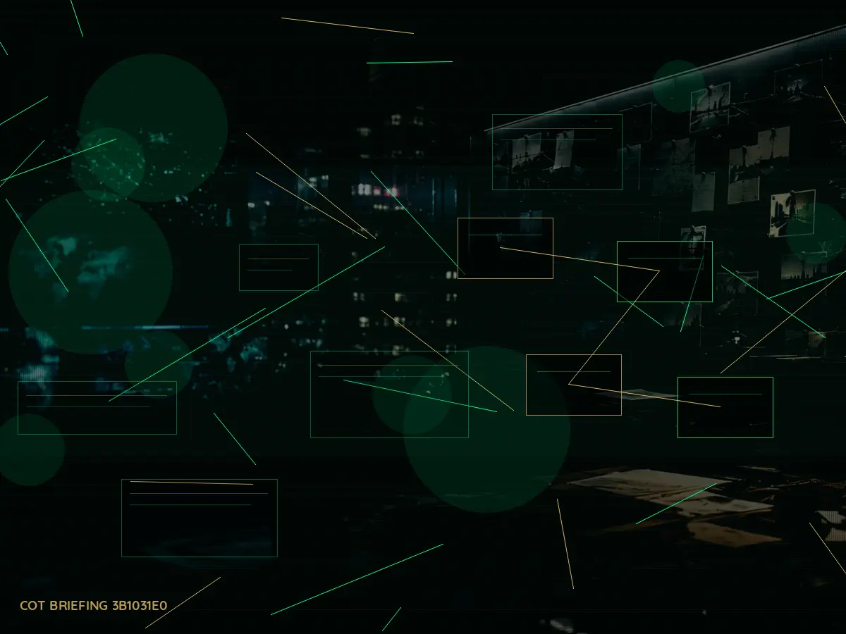 How Is GCHQ Different from MI5? article hero image showing secure intelligence briefing room, evidence board and official files under pressure