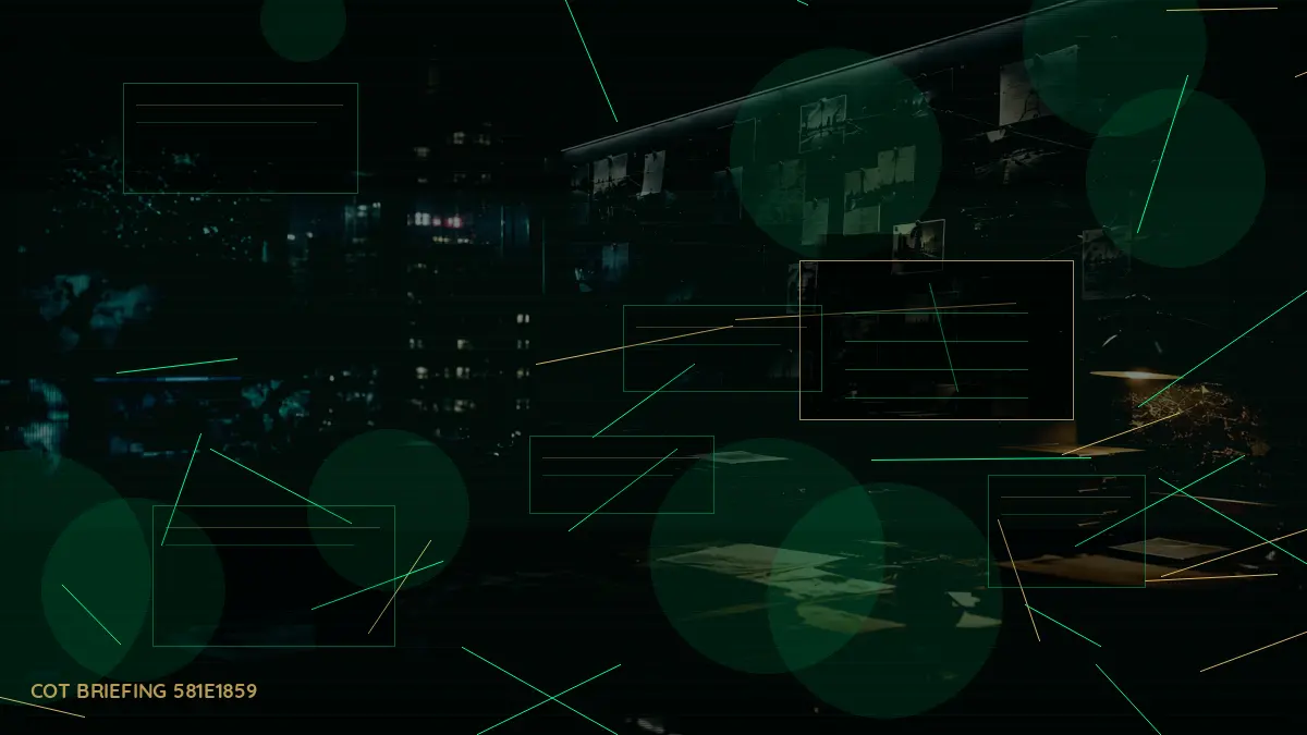 What Are the Main Responsibilities of GCHQ? supporting article image showing sealed dossier and analyst evidence board