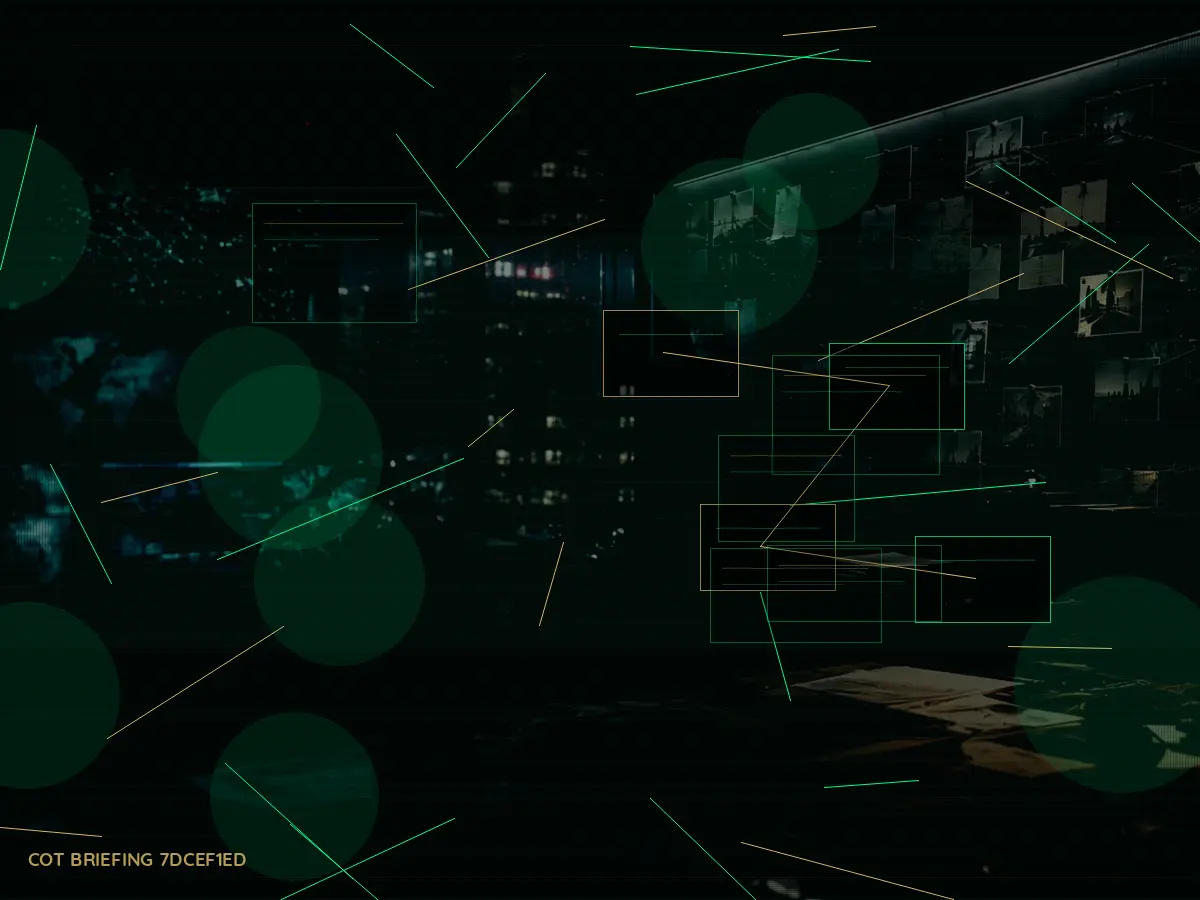 What Decisions Can a Intelligence Handler Make? article hero image showing secure intelligence briefing room, evidence board and official files under pressure