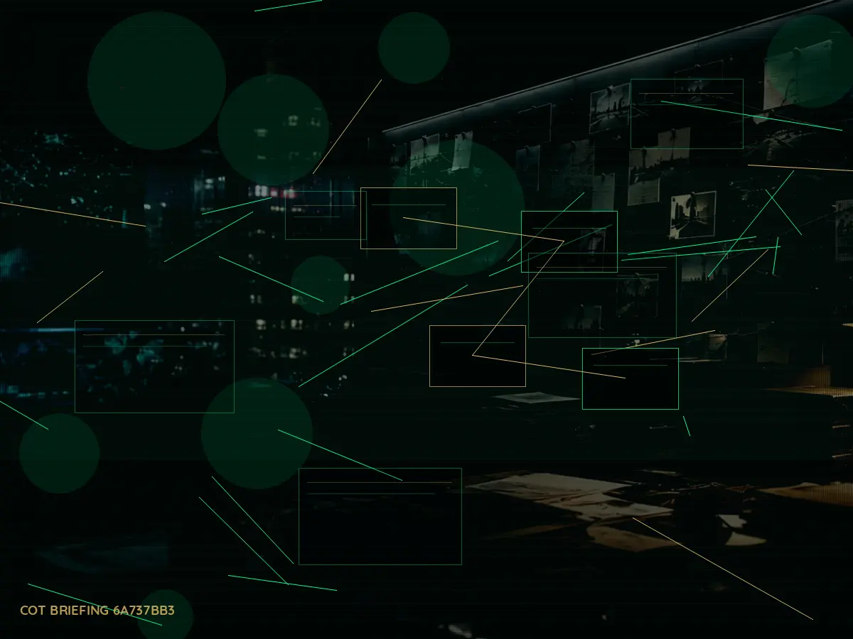 What Training Does a Intelligence Liaison Need? article hero image showing secure intelligence briefing room, evidence board and official files under pressure