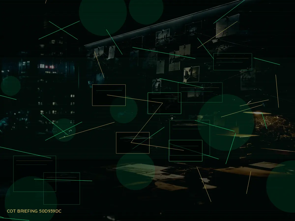 What Is the Difference Between MI5 and the Police? article hero image showing secure intelligence briefing room, evidence board and official files under pressure