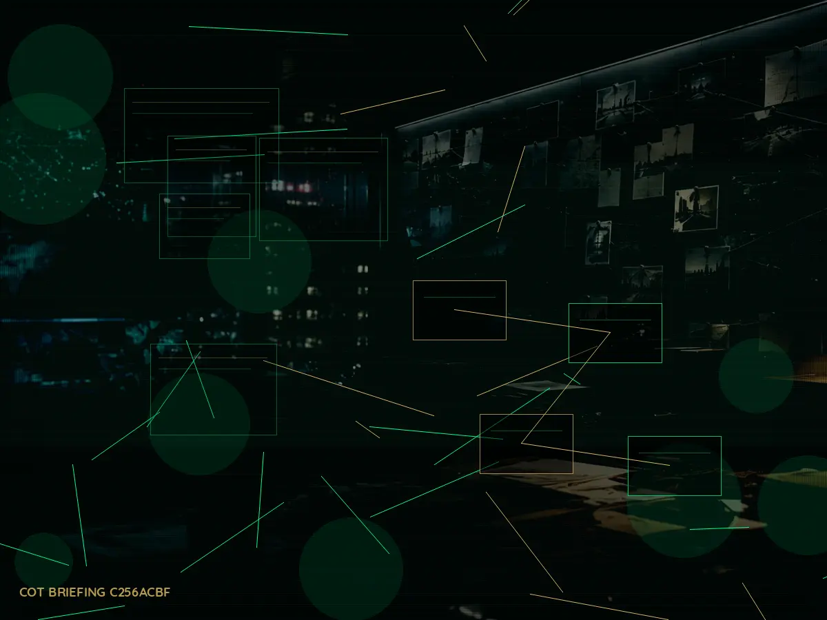 Is MI5 a Police Force? article hero image showing secure intelligence briefing room, evidence board and official files under pressure