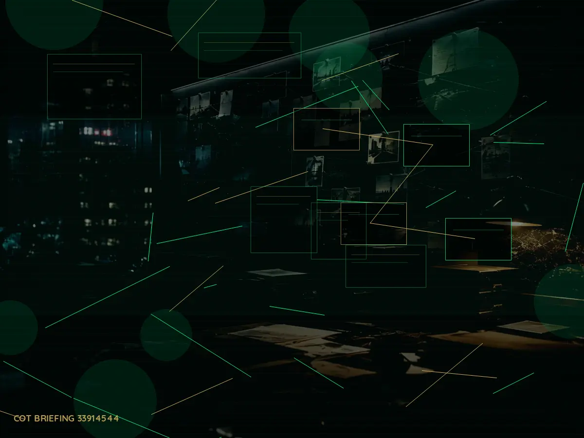 How Does MI6 — Secret Intelligence Service Work with Other Agencies? article hero image showing secure intelligence briefing room, evidence board and official files under pressure