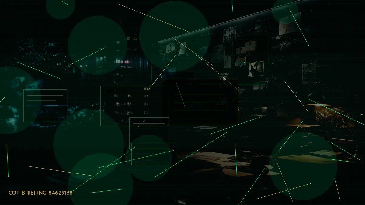 How Does MI6 — Secret Intelligence Service Work with Other Agencies? supporting article image showing sealed dossier and analyst evidence board