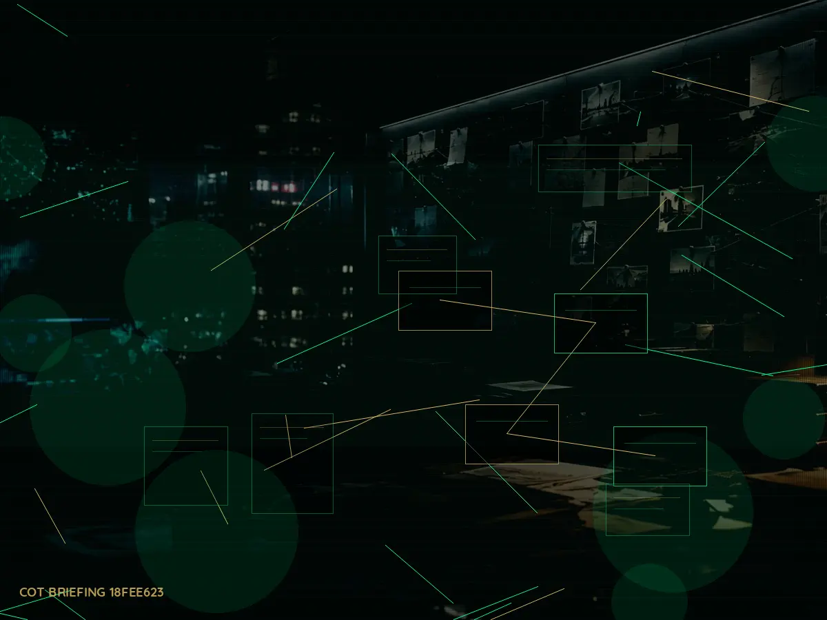 What Does MI6 — Secret Intelligence Service Do? article hero image showing secure intelligence briefing room, evidence board and official files under pressure