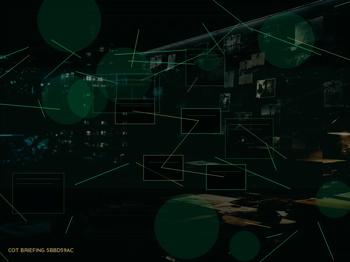 When Does MI6 — Secret Intelligence Service Become Involved? article hero image showing secure intelligence briefing room, evidence board and official files under pressure