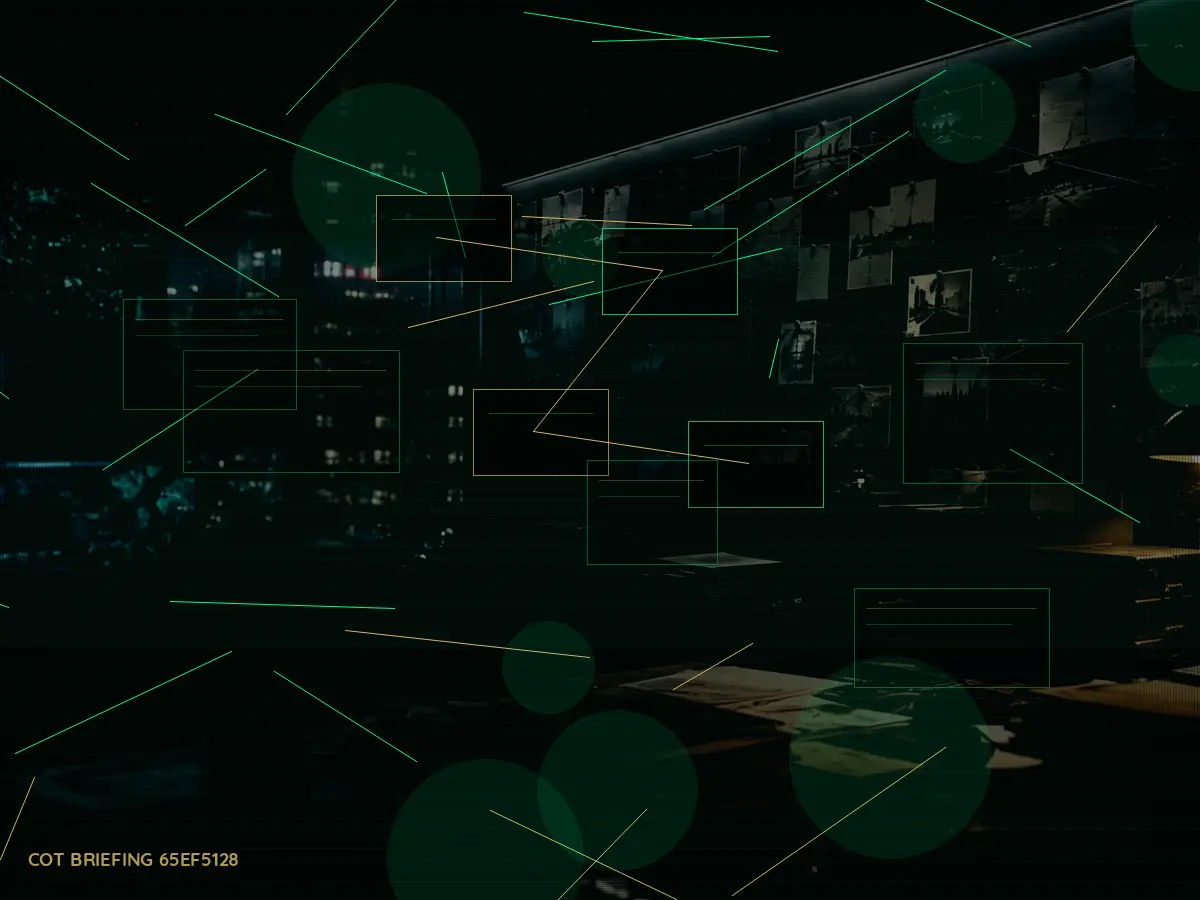 How Does Operational Security Affect Operations? article hero image showing secure intelligence briefing room, evidence board and official files under pressure
