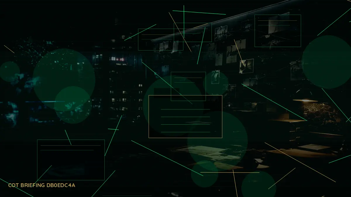 How Does Operational Security Affect Operations? supporting article image showing sealed dossier and analyst evidence board