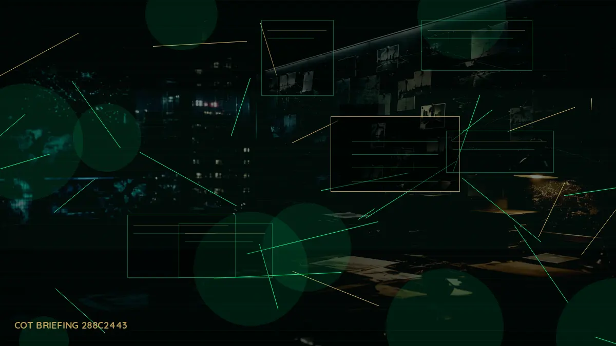 How Is Operational Security Used or Applied? supporting article image showing sealed dossier and analyst evidence board
