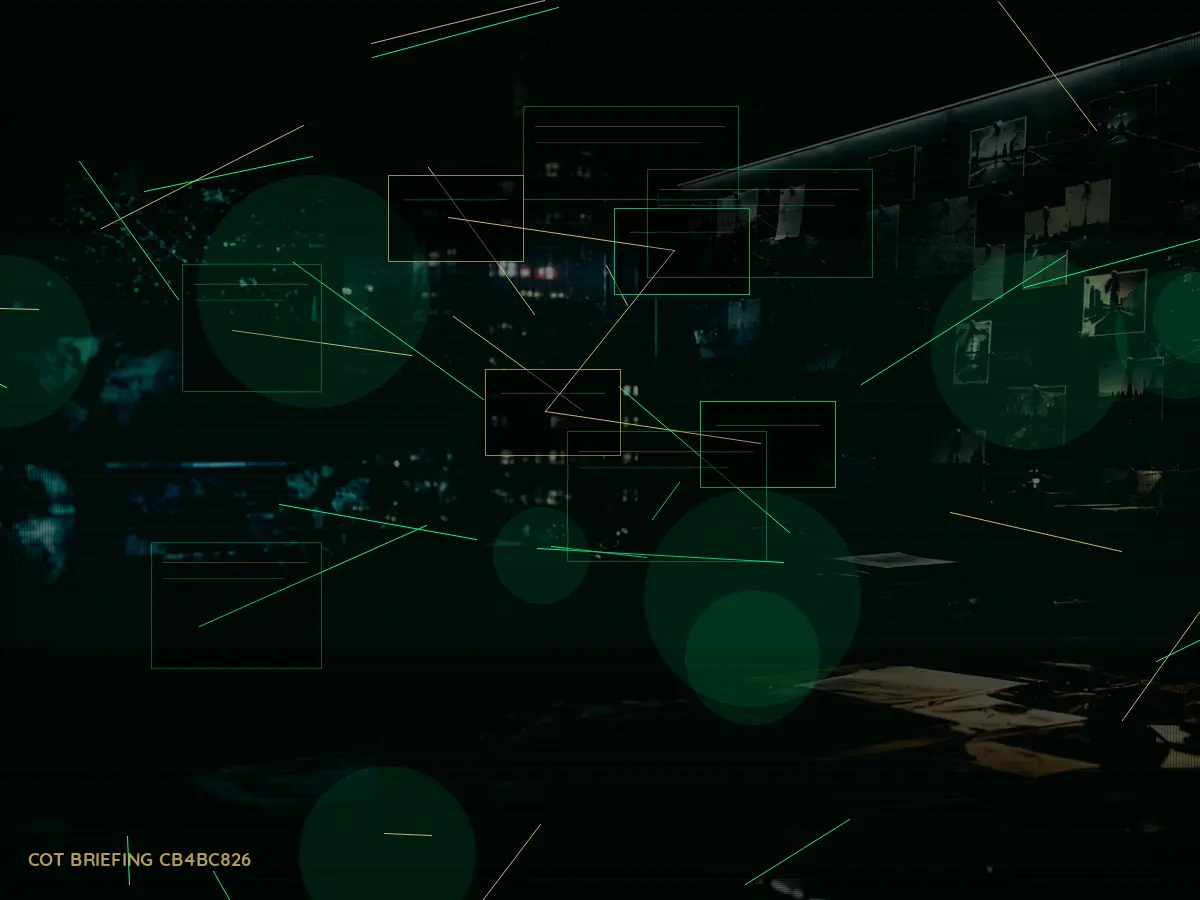 What Are the Main Risks or Limitations of Operational Security? article hero image showing secure intelligence briefing room, evidence board and official files under pressure