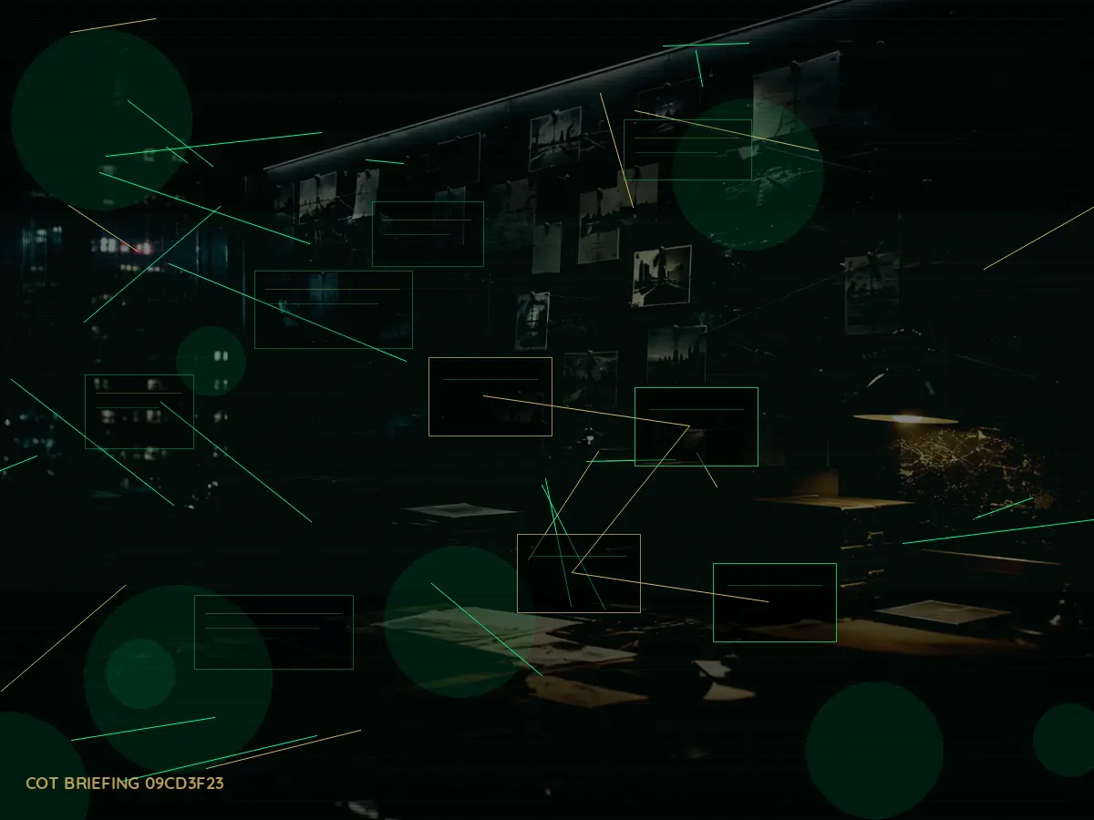 What Are the Main Risks or Limitations of Redaction? article hero image showing secure intelligence briefing room, evidence board and official files under pressure