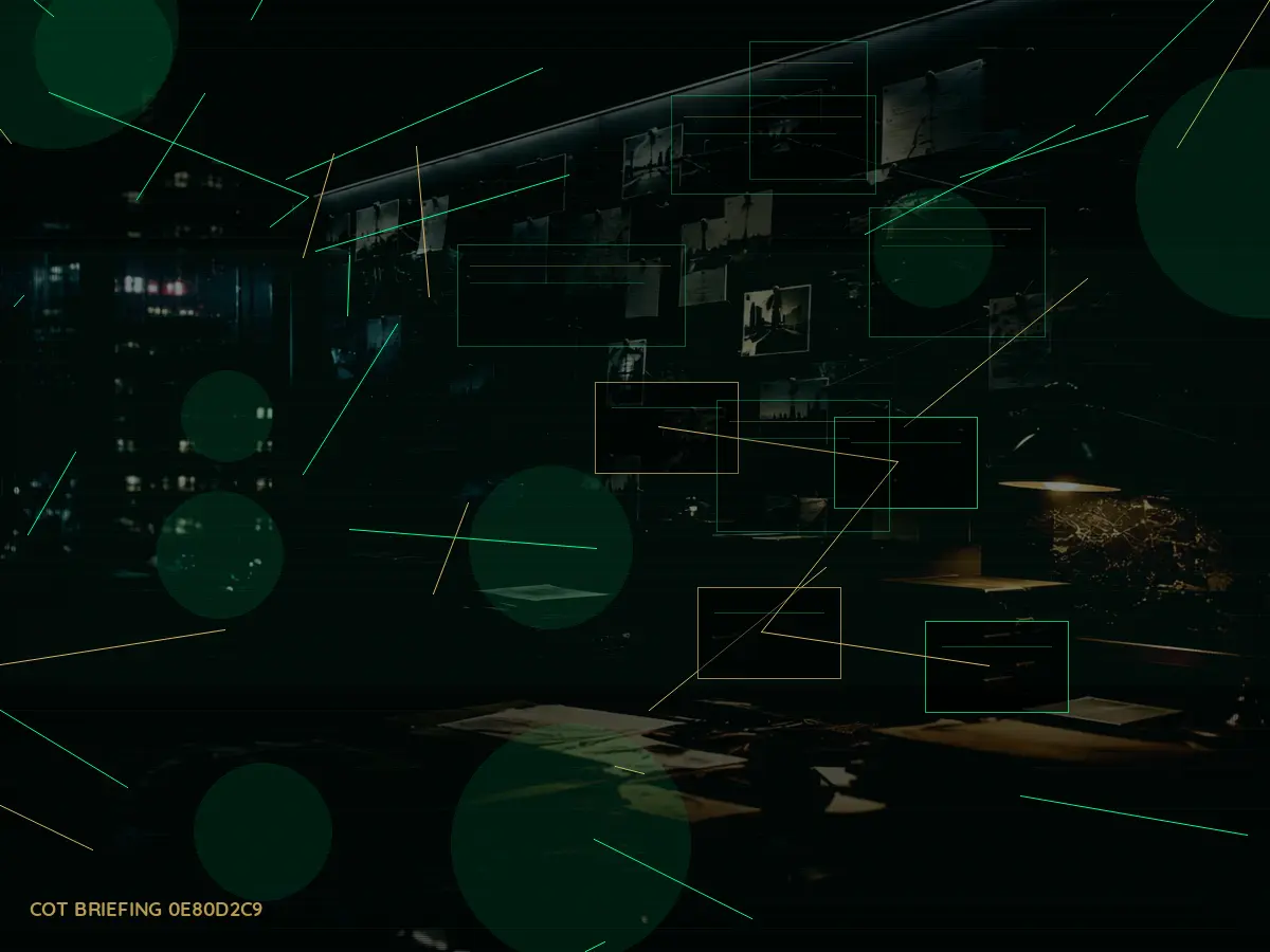 How Does Restricted Database Affect Operations? article hero image showing secure intelligence briefing room, evidence board and official files under pressure
