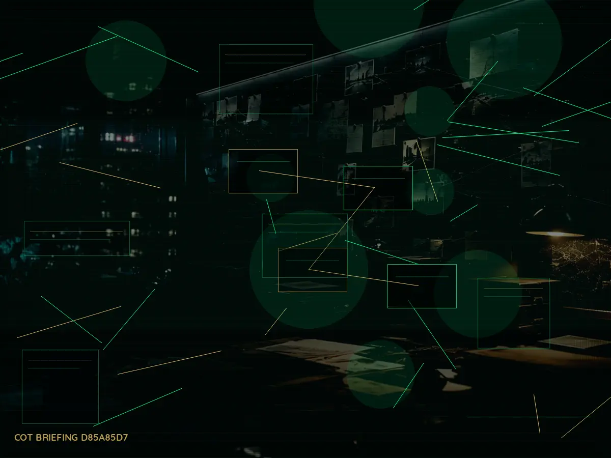 Why Is Restricted Database Important? article hero image showing secure intelligence briefing room, evidence board and official files under pressure