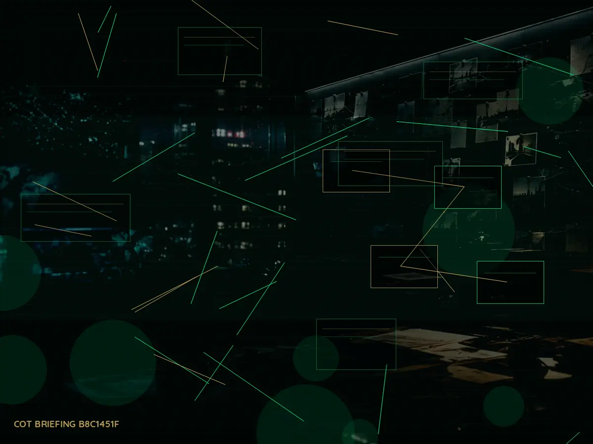 What Records Are Created During Safe House Operation? article hero image showing secure intelligence briefing room, evidence board and official files under pressure
