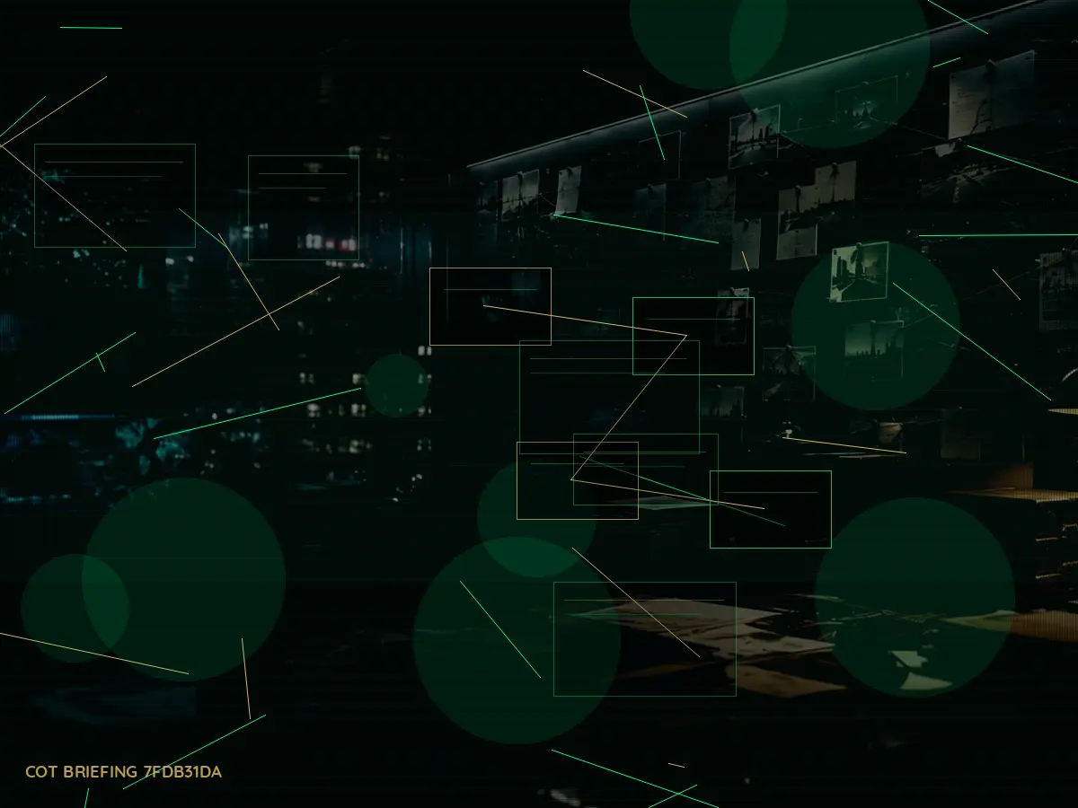 Who Is Responsible for Safe House Operation? article hero image showing secure intelligence briefing room, evidence board and official files under pressure