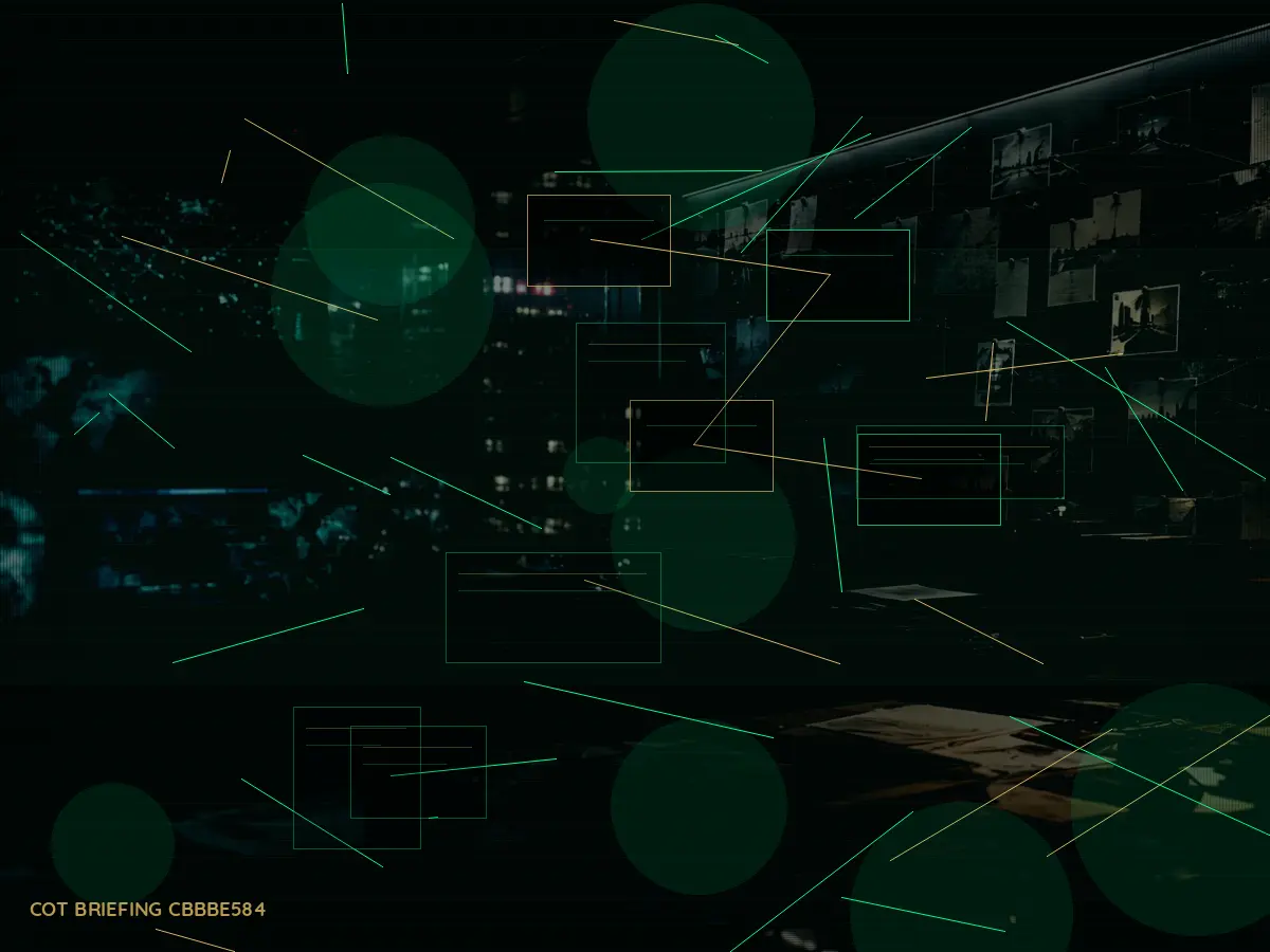Why Is Safe House Operation Important? article hero image showing secure intelligence briefing room, evidence board and official files under pressure