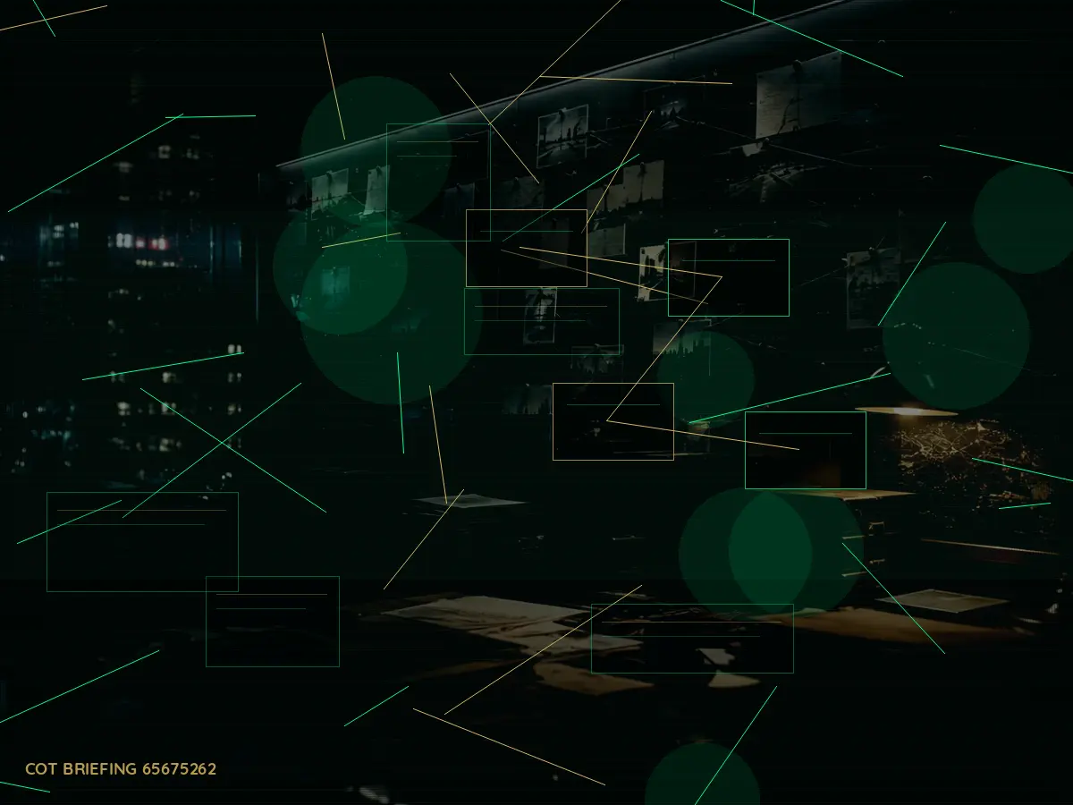 How Does a Secure Compartment Work? article hero image showing secure intelligence briefing room, evidence board and official files under pressure