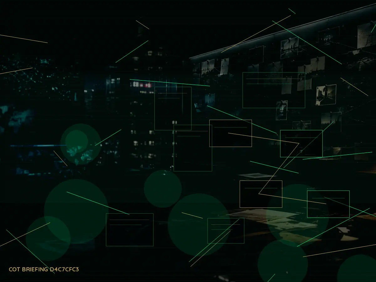Why Is Security Clearance Important? article hero image showing secure intelligence briefing room, evidence board and official files under pressure