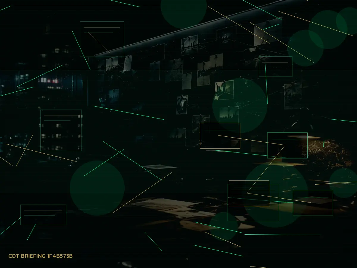 Why Is Watch List Important? article hero image showing secure intelligence briefing room, evidence board and official files under pressure