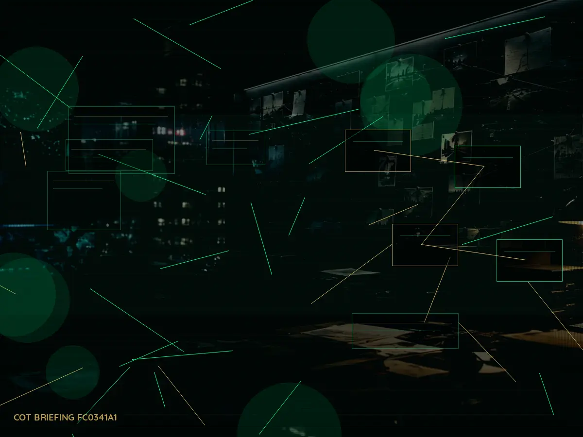 What Happens After Cross-Border Operation? article hero image showing secure intelligence briefing room, evidence board and official files under pressure
