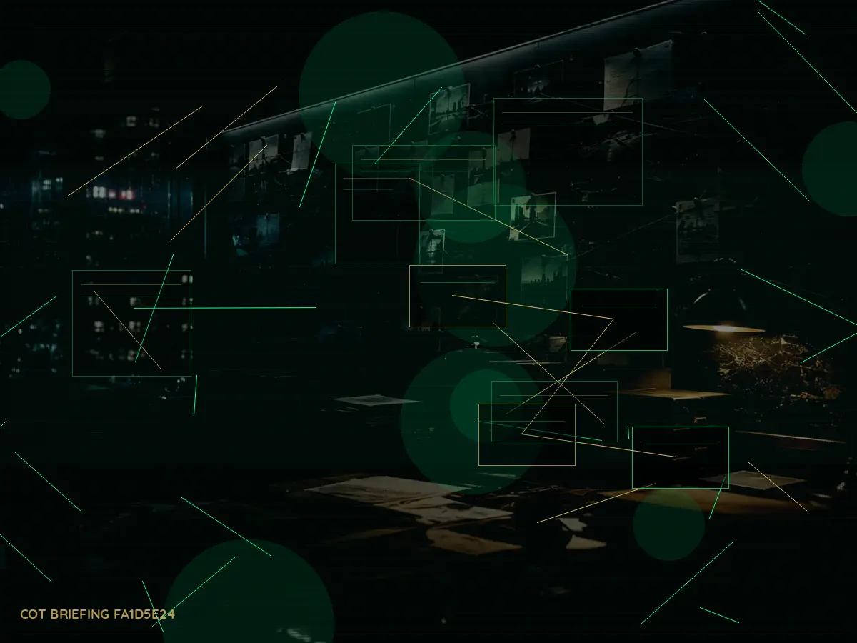 Who Is Responsible for Cross-Border Operation? article hero image showing secure intelligence briefing room, evidence board and official files under pressure