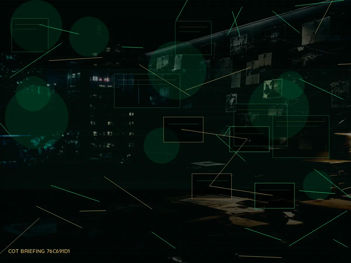 Why Is Cross-Border Operation Important? article hero image showing secure intelligence briefing room, evidence board and official files under pressure