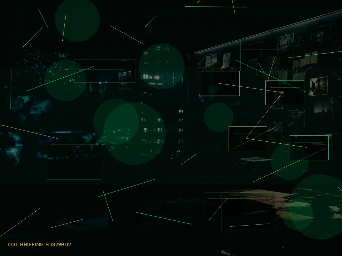 What Happens After International Investigation? article hero image showing secure intelligence briefing room, evidence board and official files under pressure