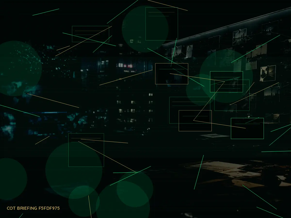 What Records Are Created During Mutual Agency Coordination? article hero image showing secure intelligence briefing room, evidence board and official files under pressure