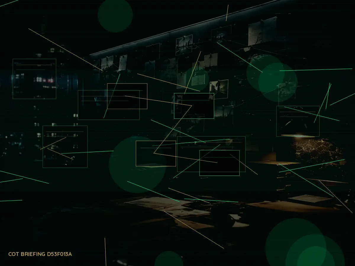Who Is Responsible for Mutual Agency Coordination? article hero image showing secure intelligence briefing room, evidence board and official files under pressure