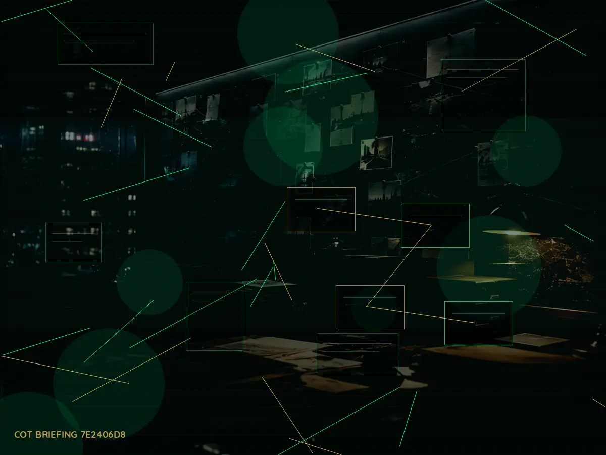 Why Is Mutual Agency Coordination Important? article hero image showing secure intelligence briefing room, evidence board and official files under pressure