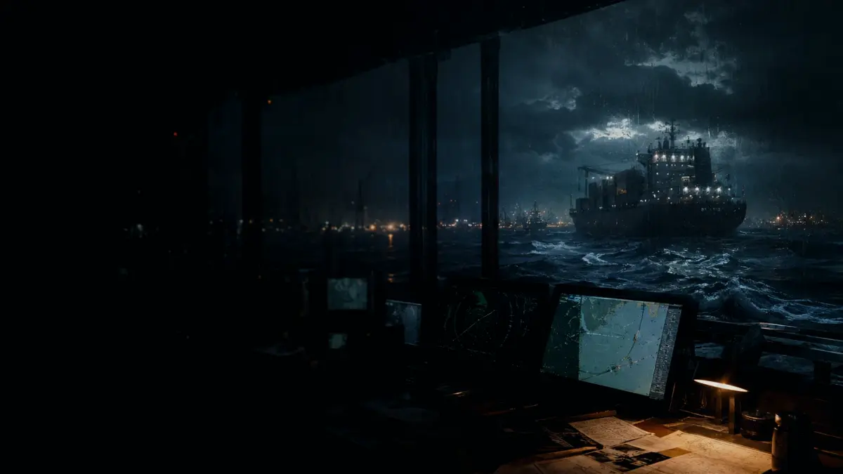 How Is Swell Used or Applied? supporting article image showing marine radar-style display and shipping route evidence